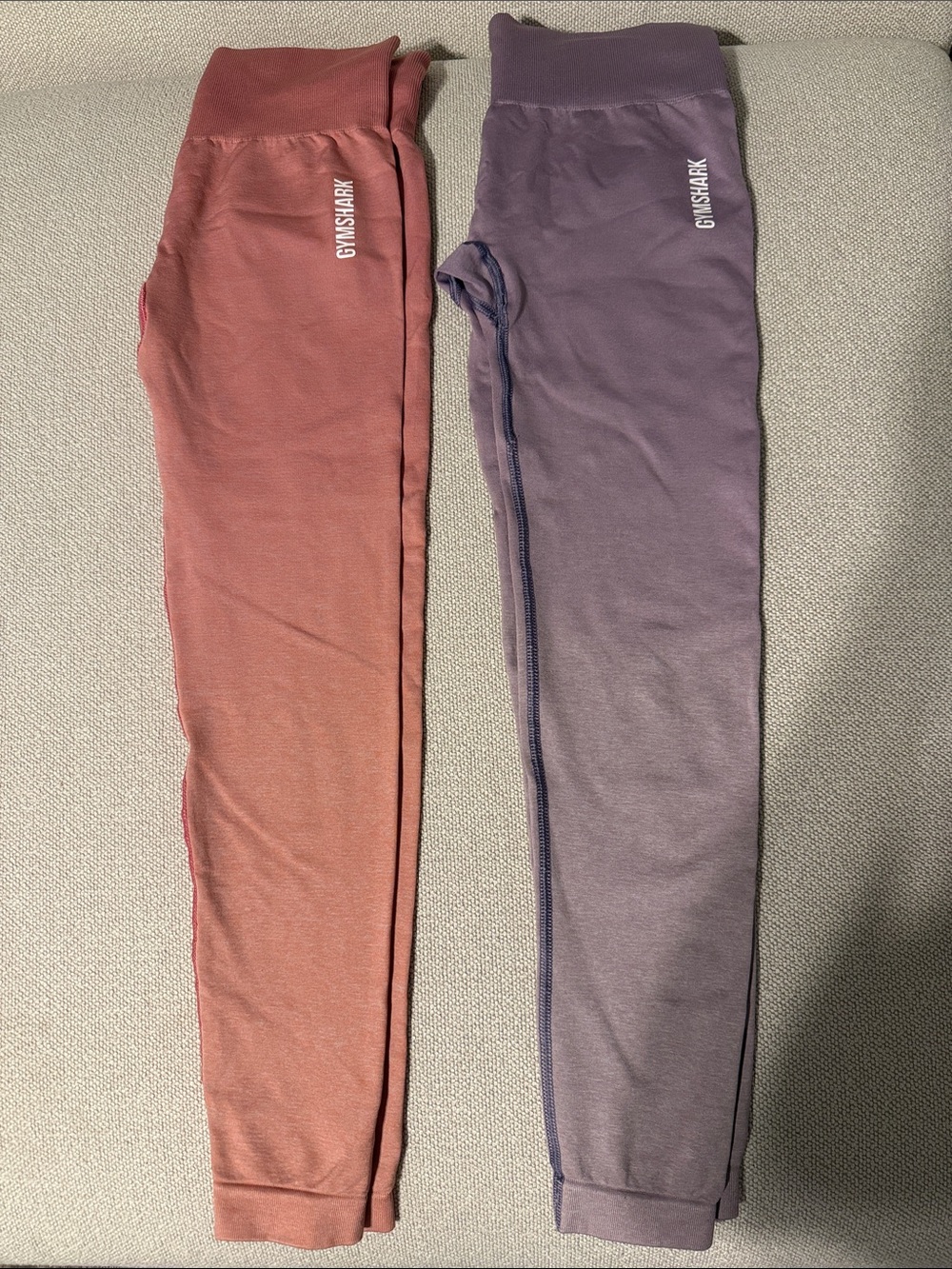 Gymshark Kids Leggings in Dusty Rose & Mauve